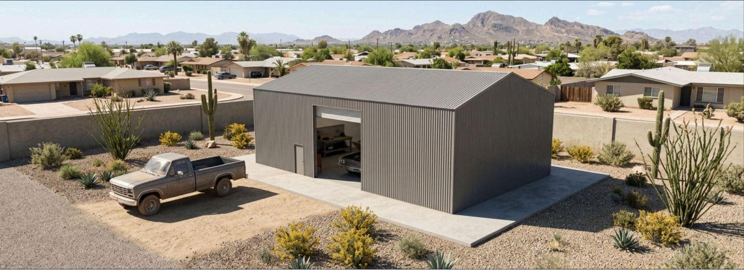 Metal Building Design Concept Render 2